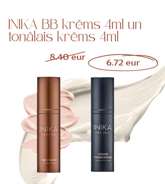 INIKA BB krēms un tonālais krēmas, mazie komplekti